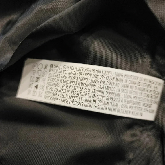 NWT 21 Men Men's Career Jacket Vest Size L Black S - Picture 5 of 7